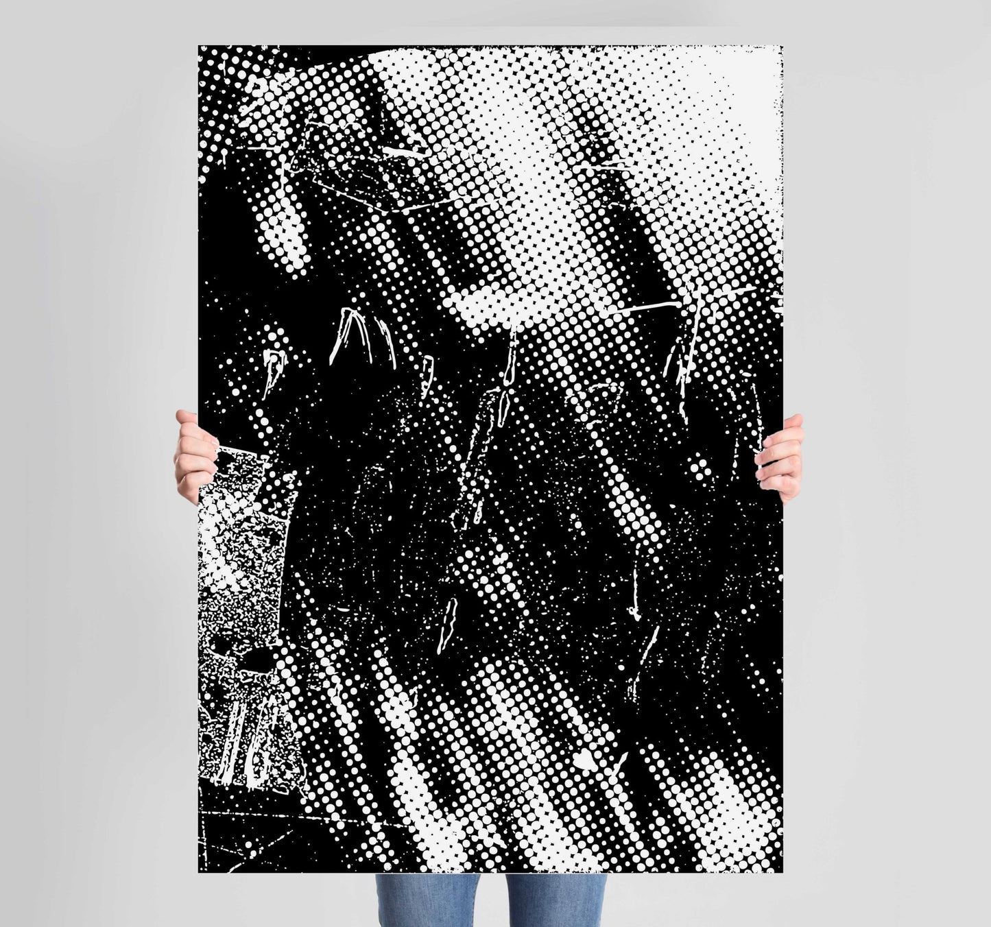 Black Abstract 2 Poster Wall Art Prints - New Signs