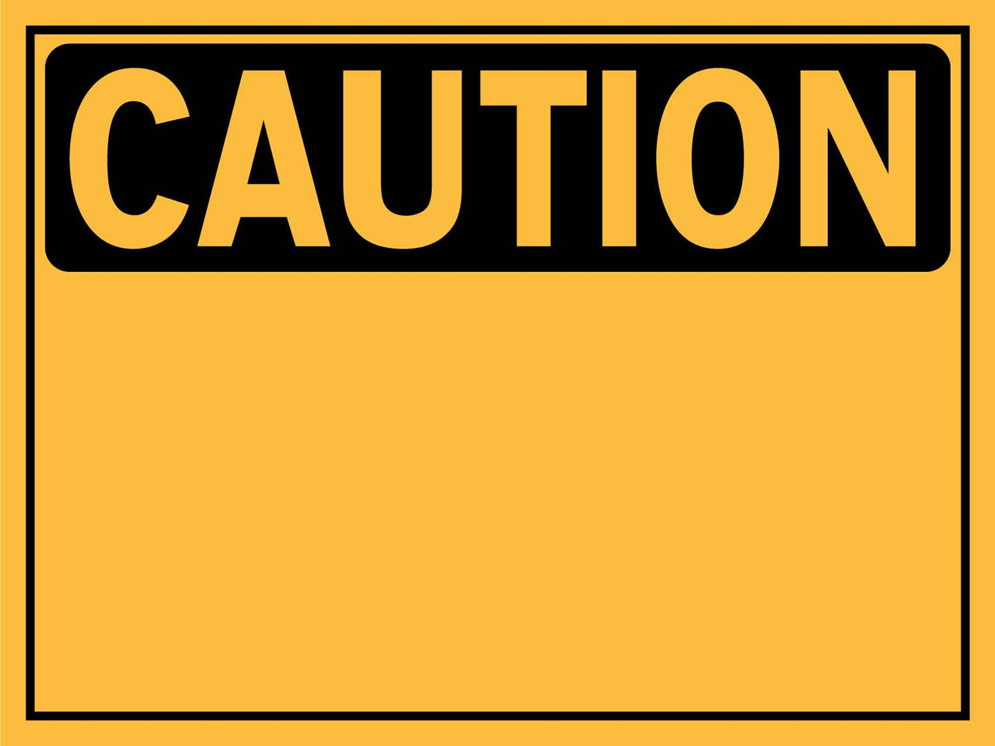 Caution Sign - Custom - New Signs