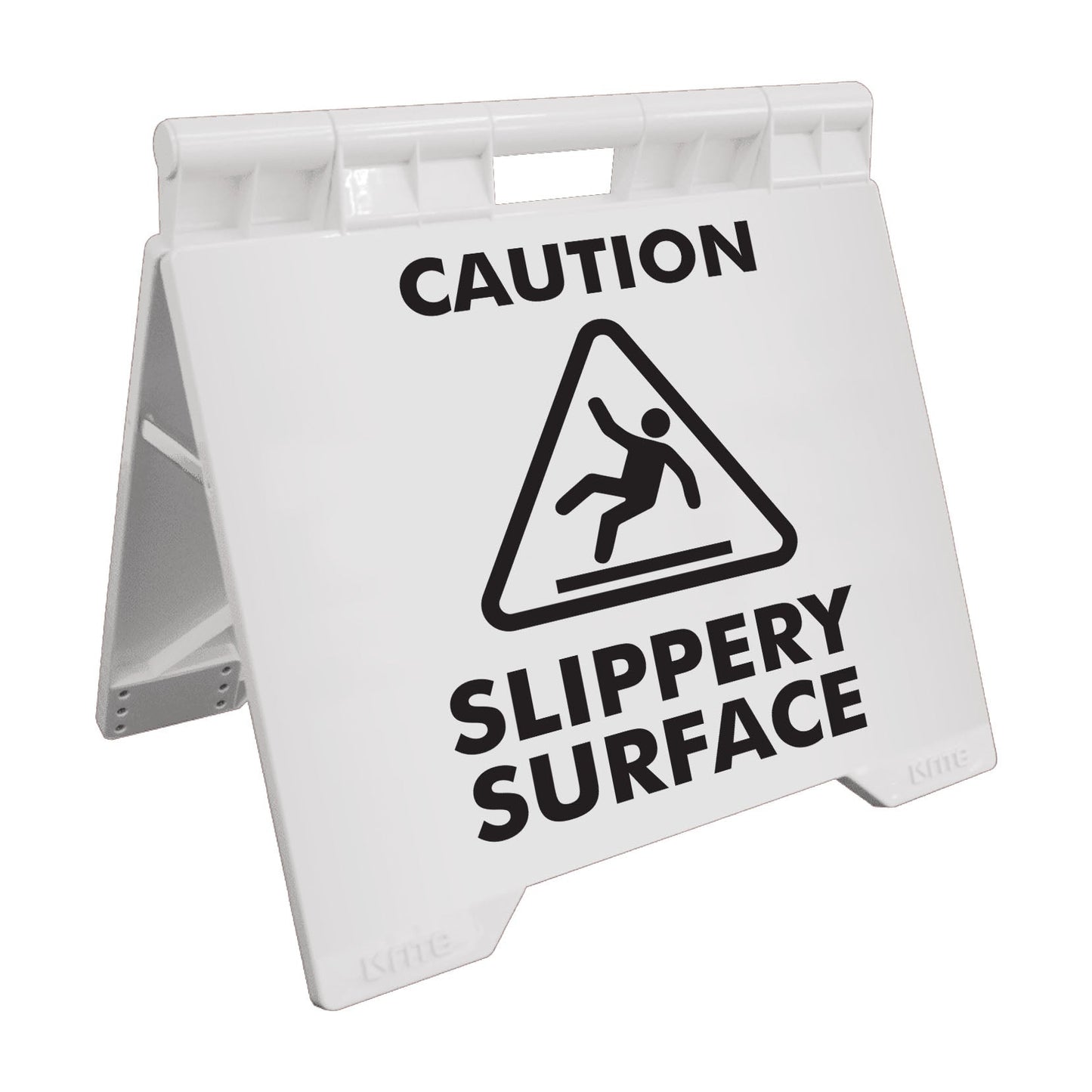 Caution Slippery Surface - Evarite A - Frame Sign - New Signs
