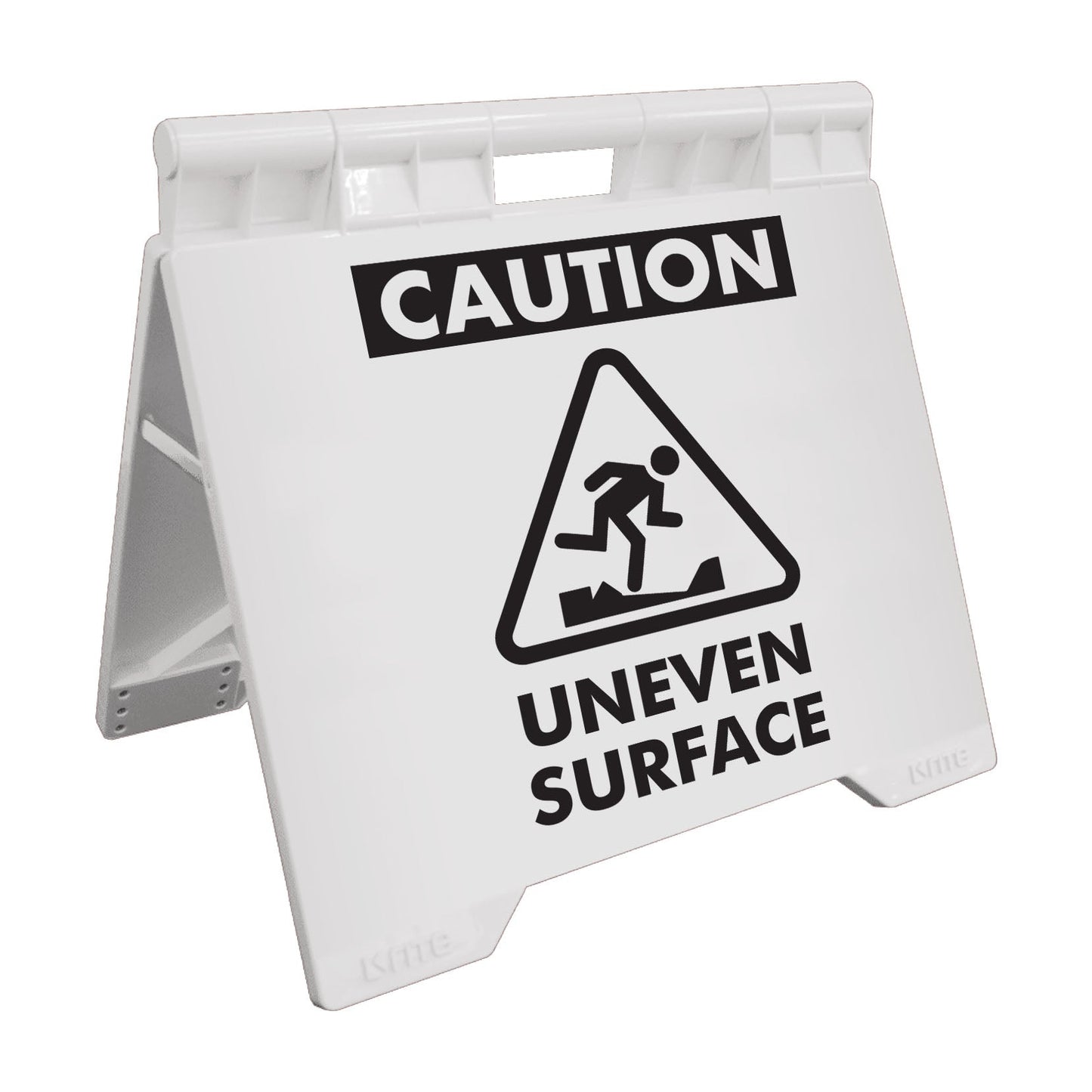 Caution Uneven Surface - Evarite A - Frame Sign - New Signs
