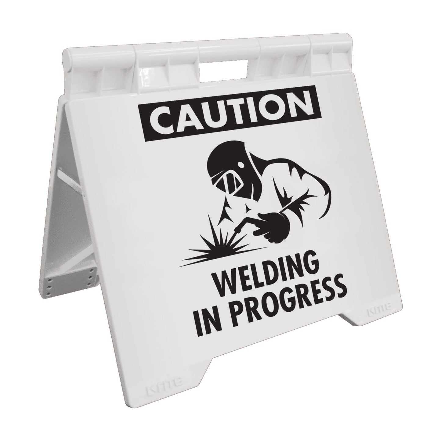Caution Welding In Progress - Evarite A - Frame Sign - New Signs