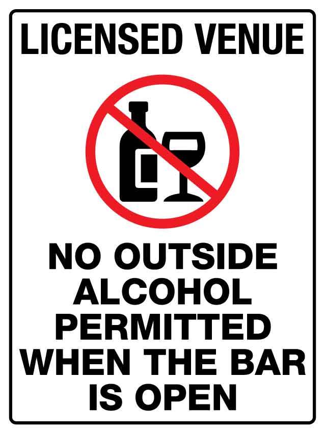 Charlotte - Licensed Venue Sign - New Signs