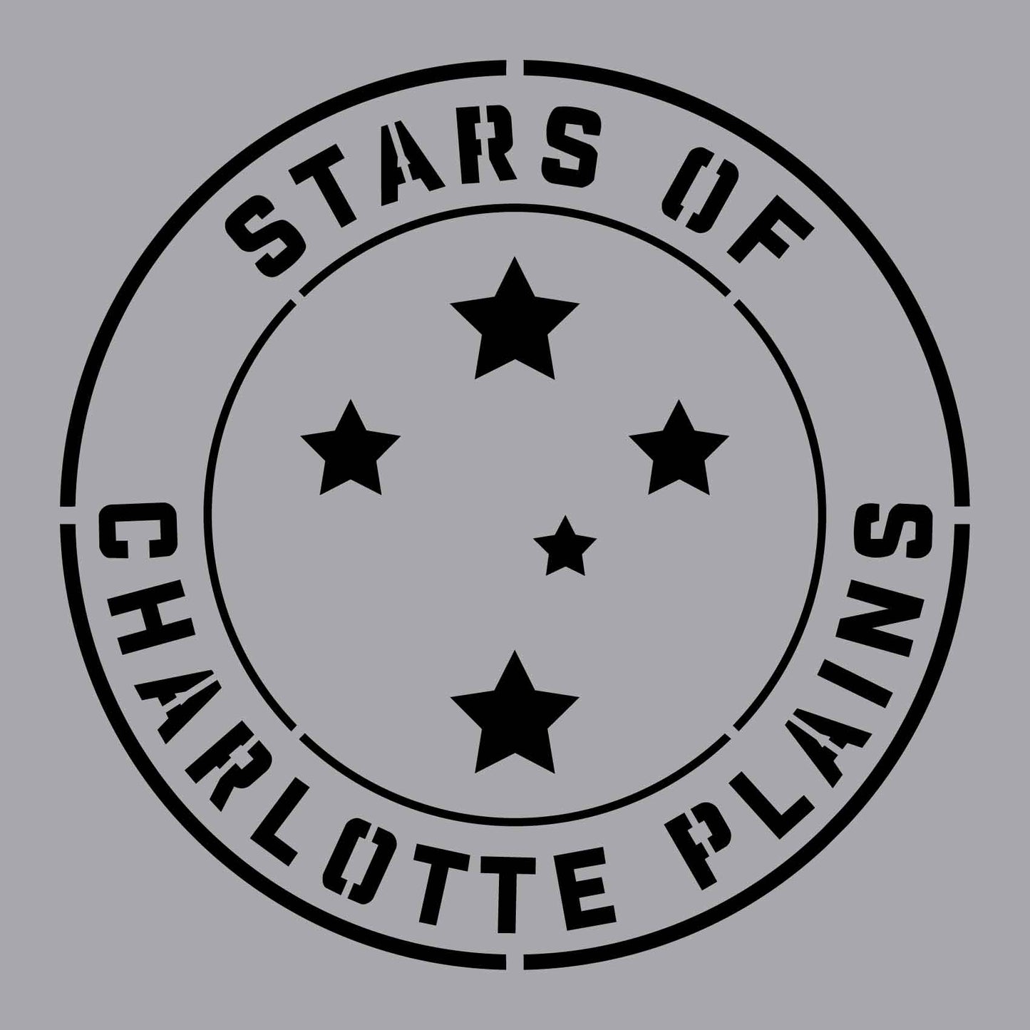 Charlotte - Stars Of CP Stencil - New Signs