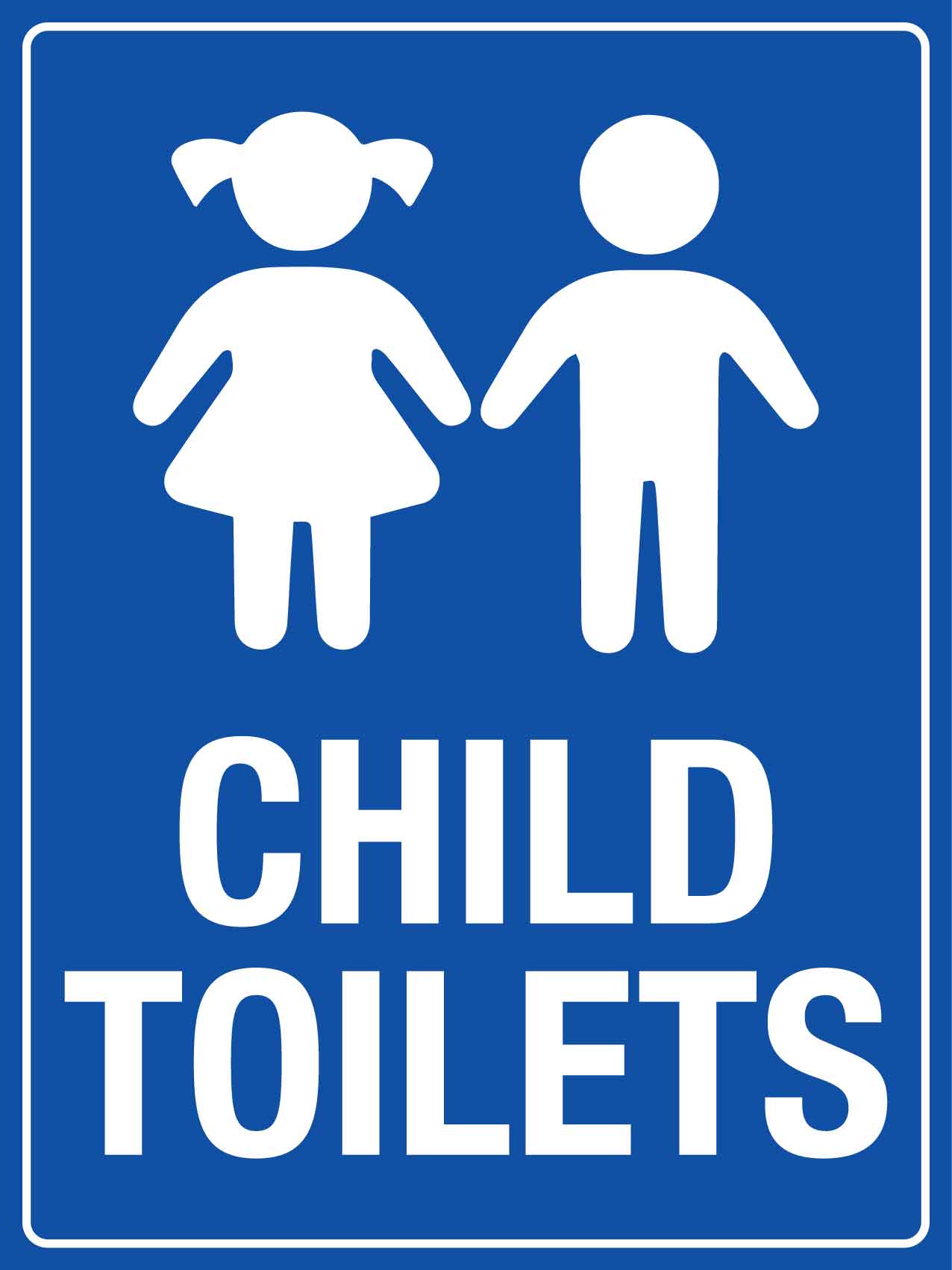 Child Toilets Sign - New Signs