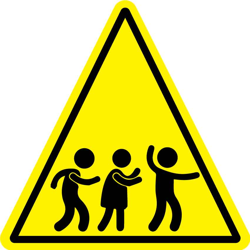 Children Playing (Triangle) Decal - New Signs