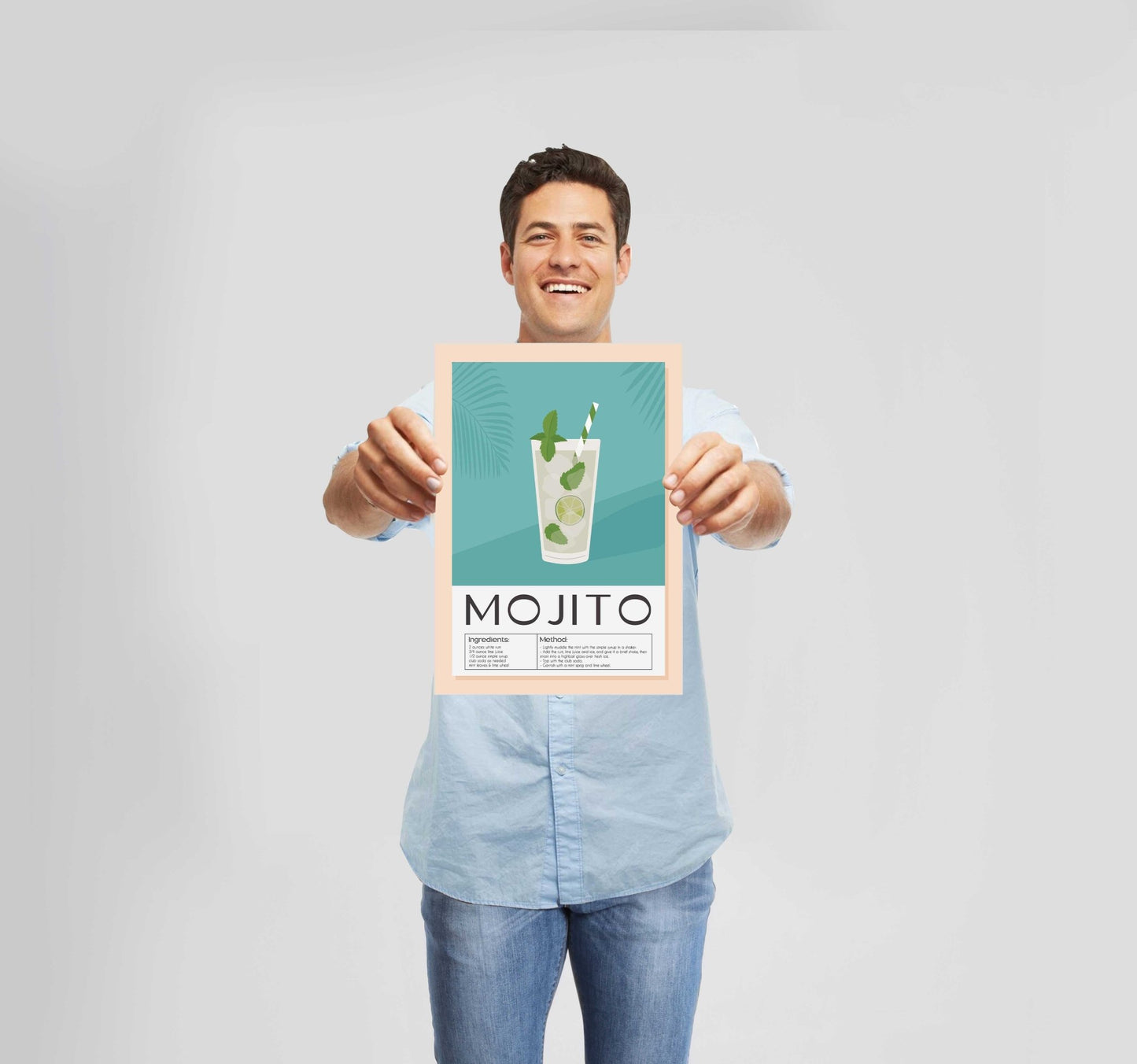 Cocktail Mojito Poster Wall Art Prints - New Signs