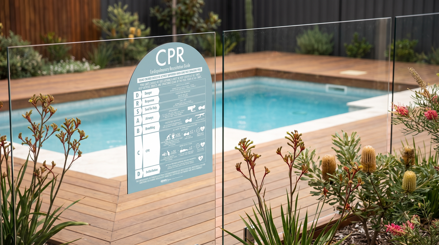 CPR Sign Arch Aqua Background - New Signs