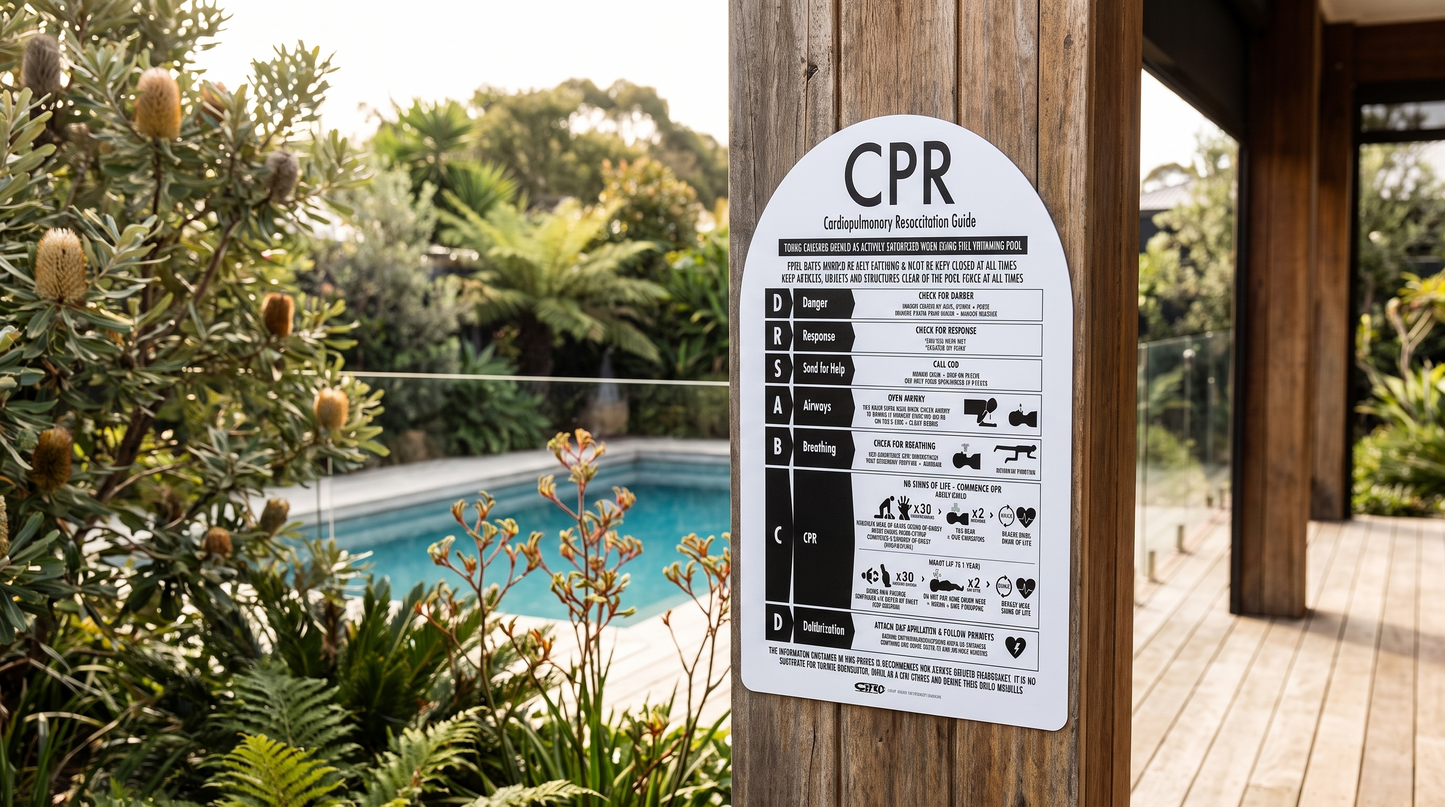 CPR Sign Arch Black - New Signs