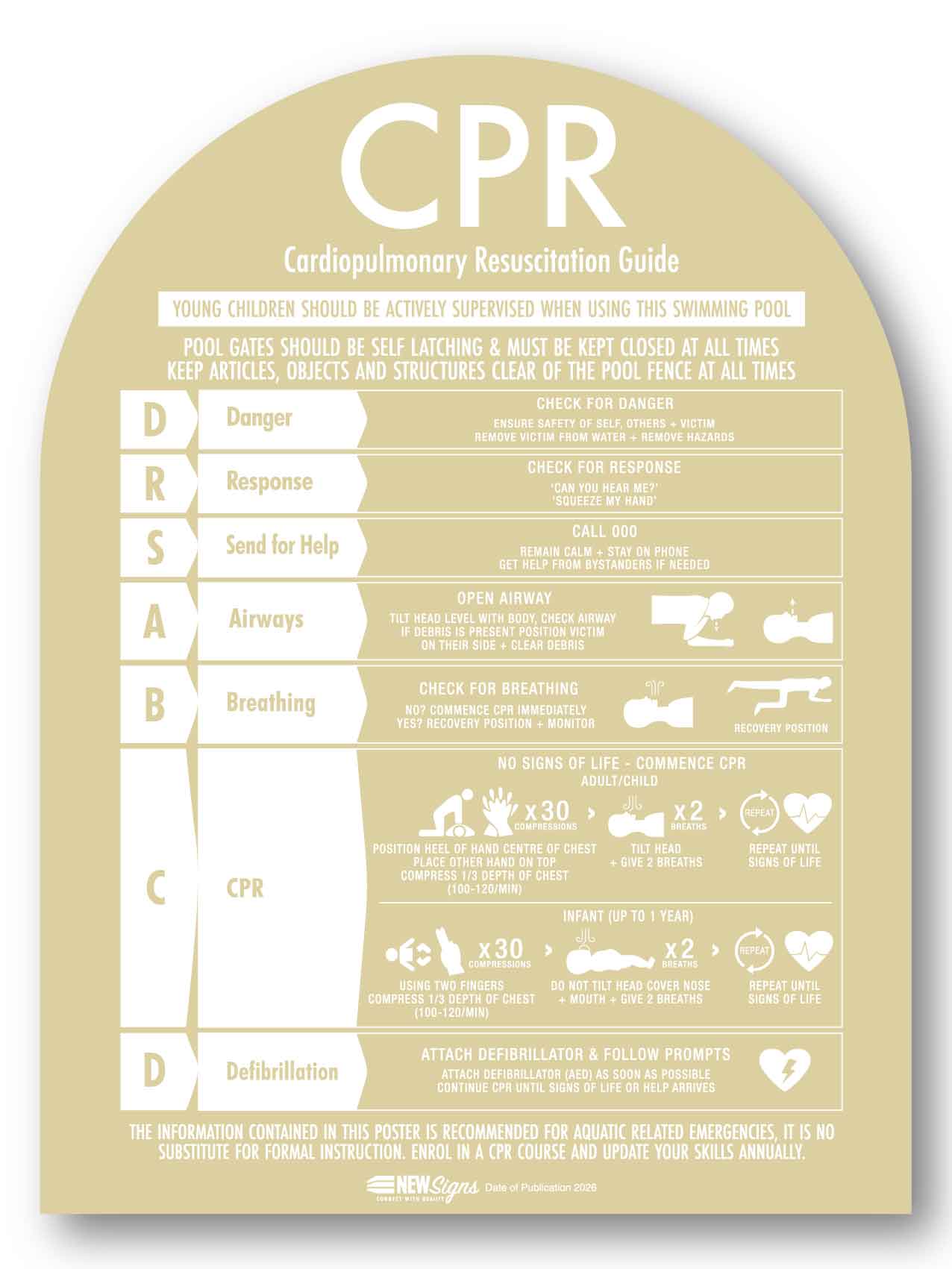 CPR Sign Arch Sunshine Background - New Signs