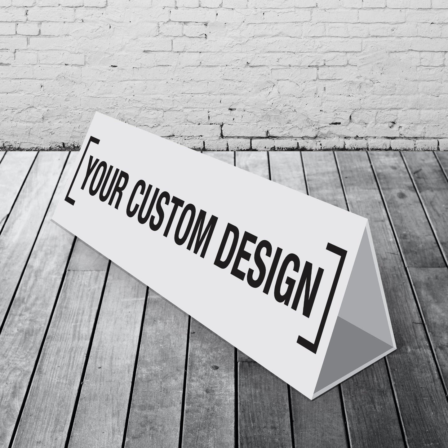 Custom - Landscape Corflute Toblerone Signs - New Signs