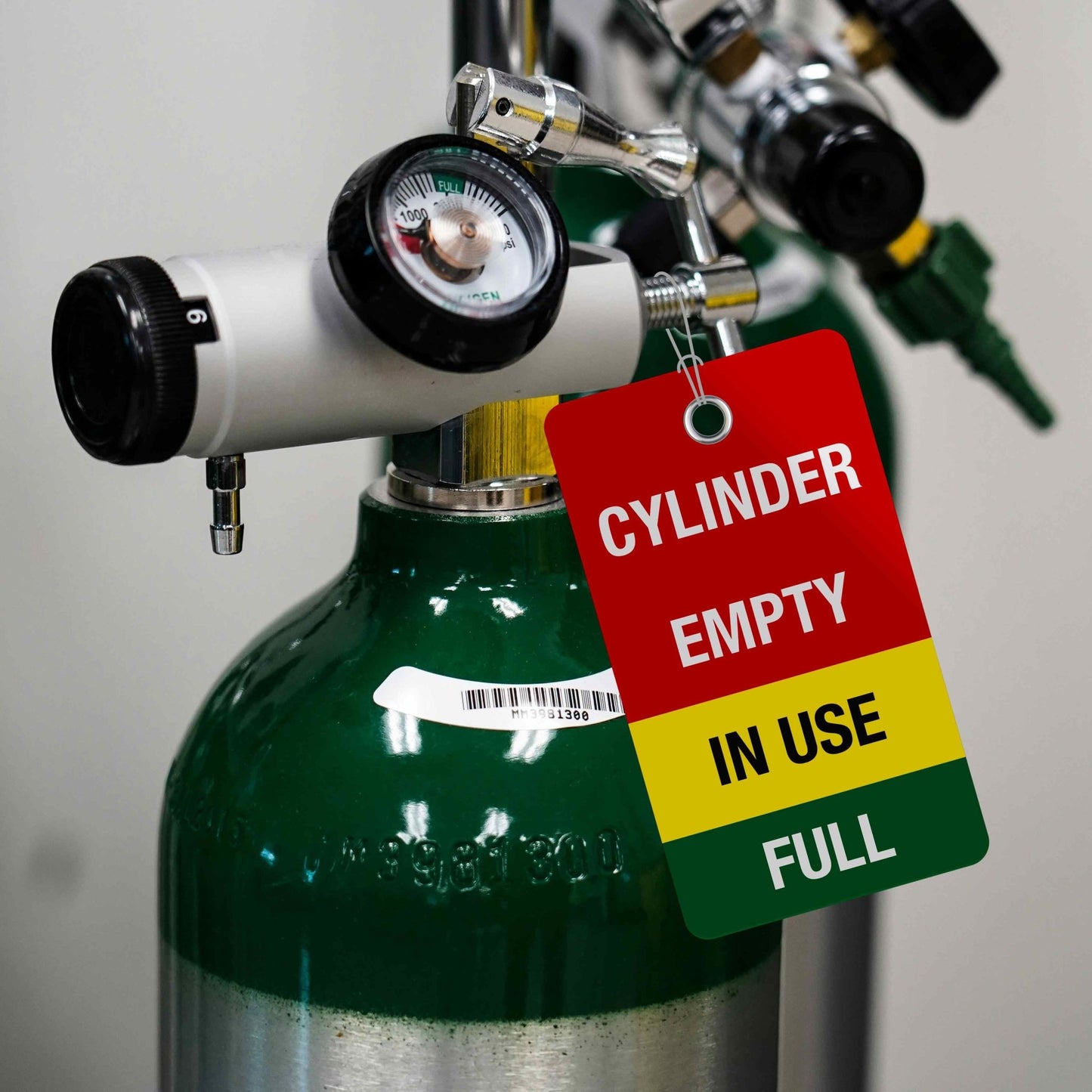 Cylinder Empty In Use Full Lock Out Tag - New Signs