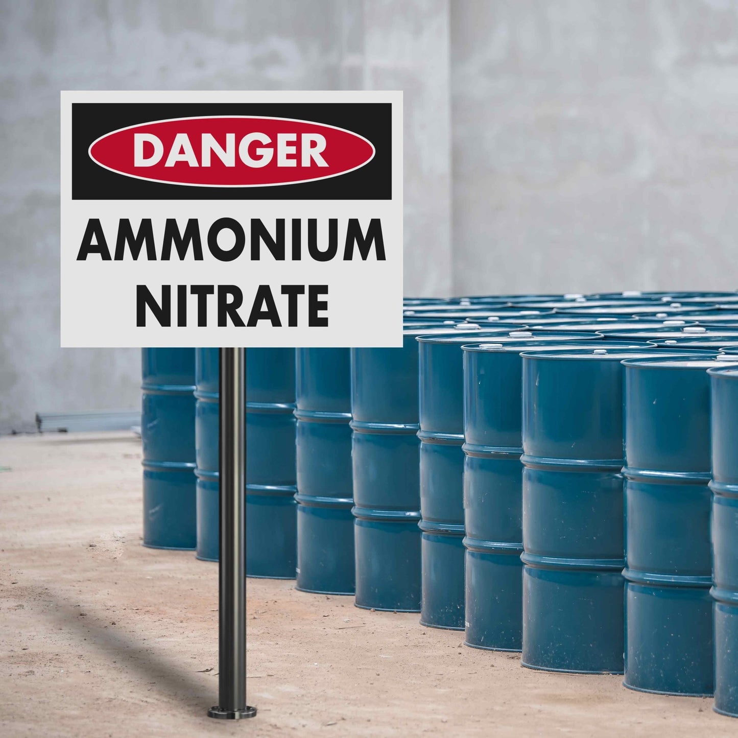 Danger Ammonium Nitrate Sign - New Signs