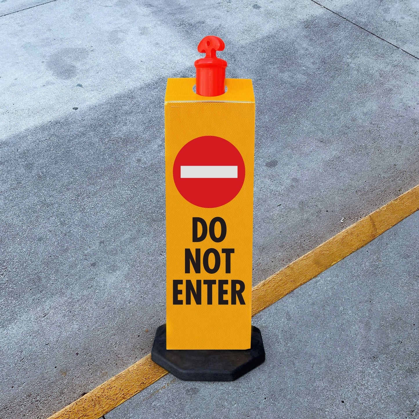 Do Not Enter - Corflute Bollard Traffic Signs - New Signs