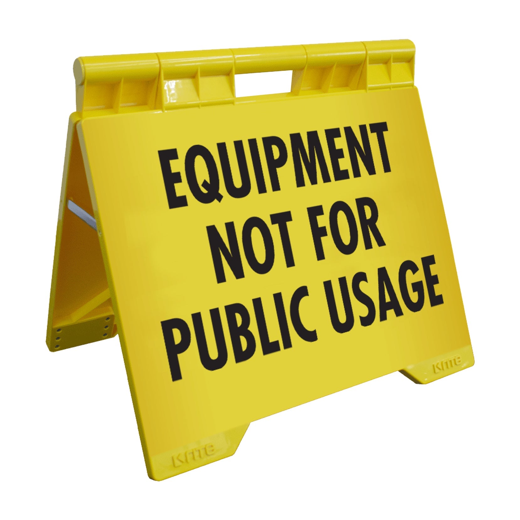 Equipment Not For Public Usage - Evarite A-Frame Sign – New Signs