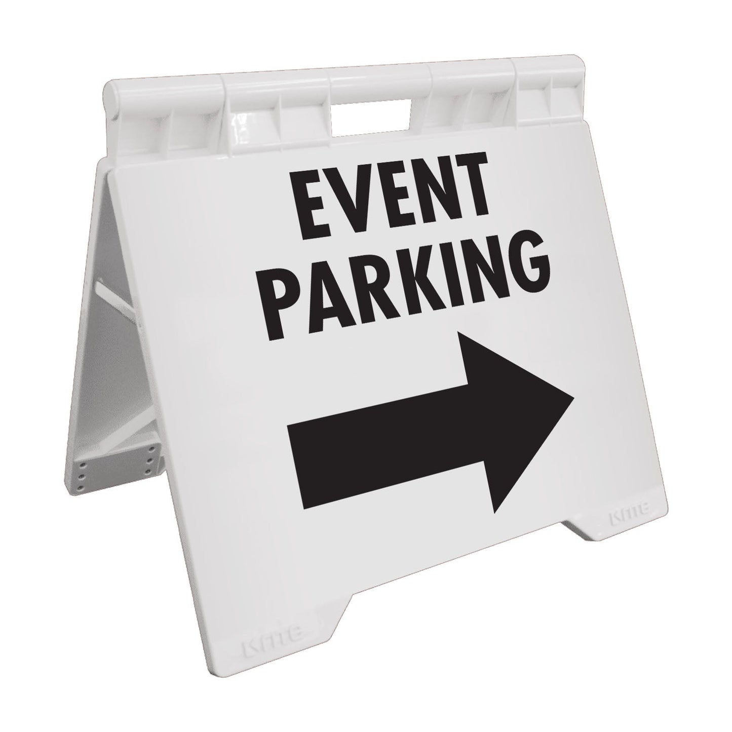 Event Parking Right Arrow - Evarite A - Frame Sign - New Signs