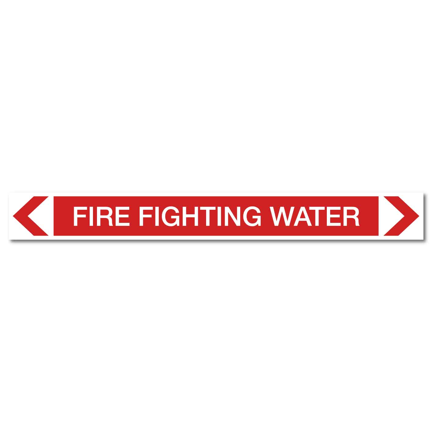 Fire Protection - Fire Fighting Water - Pipe Marker Sticker - New Signs