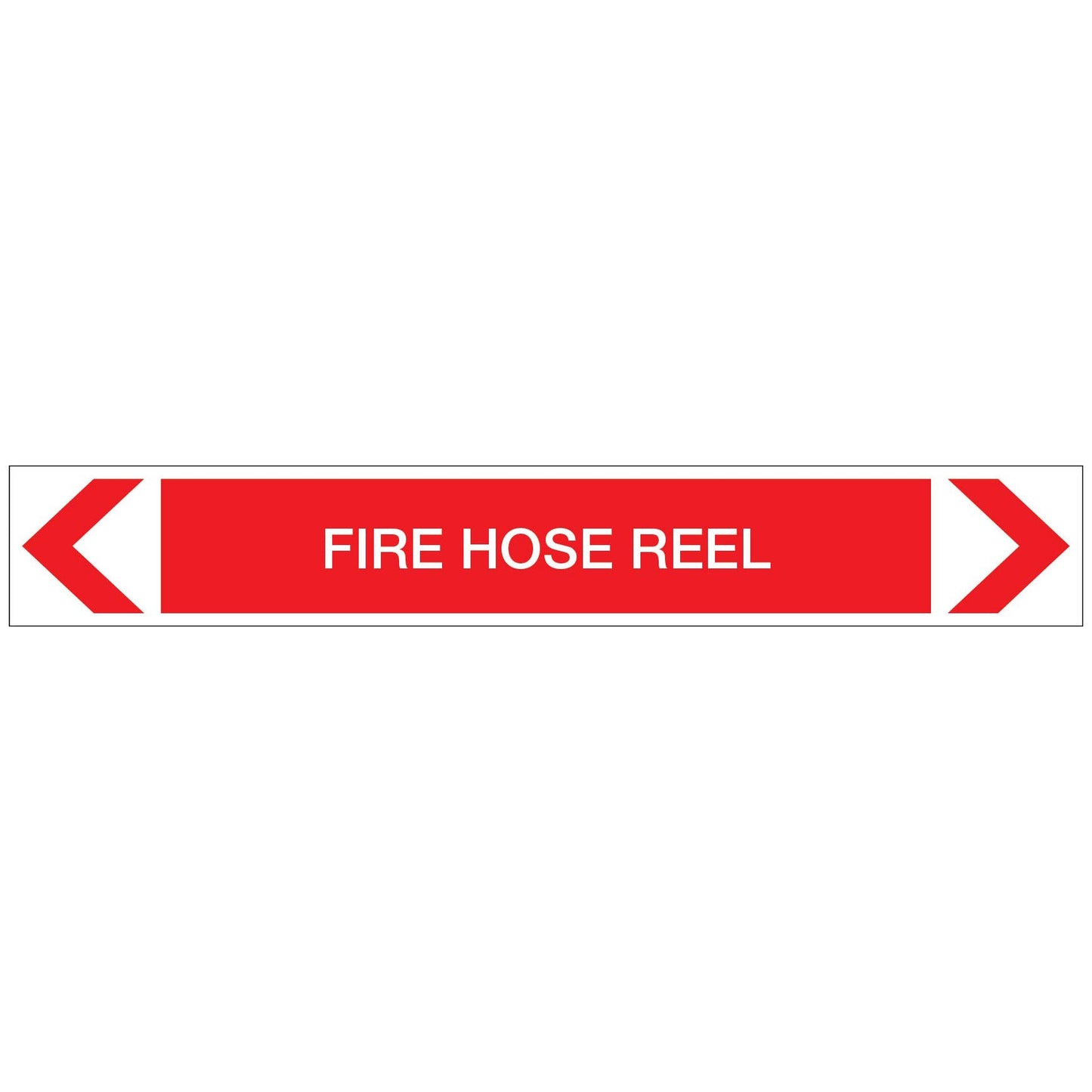 Fire Protection - Fire Hose Reel - Pipe Marker Sticker - New Signs