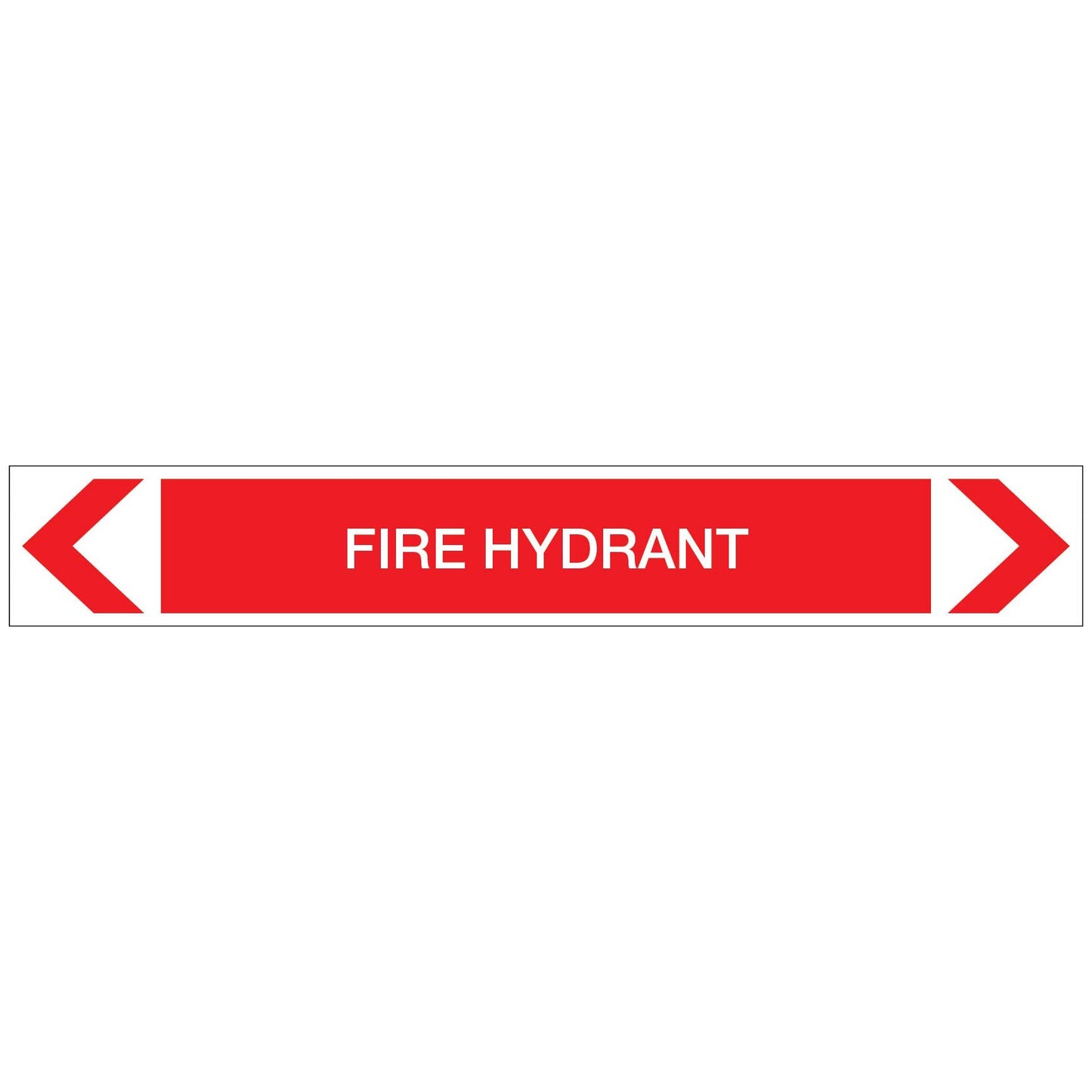 Fire Protection - Fire Hydrant - Pipe Marker Sticker - New Signs