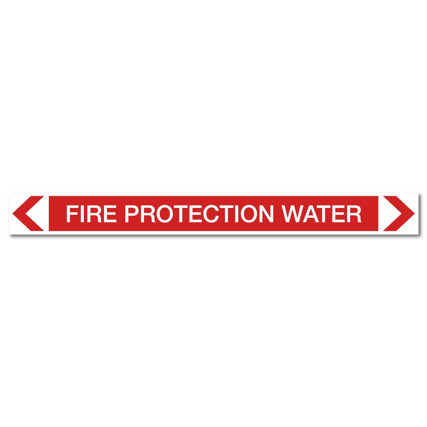 Fire Protection - Fire Protection Water - Pipe Marker Sticker - New Signs