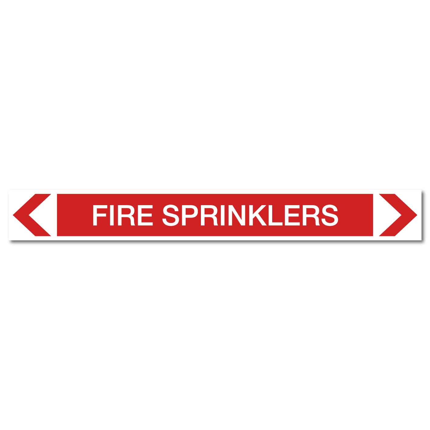 Fire Protection - Fire Sprinklers - Pipe Marker Sticker - New Signs