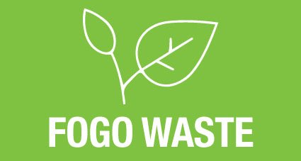 FOGO Waste Bin Sticker - New Signs