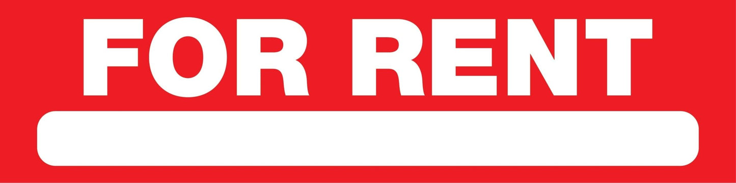 For Rent - Landscape Corflute Toblerone Signs - New Signs