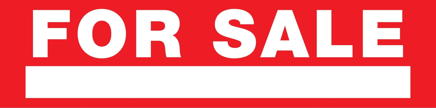 For Sale - Landscape Corflute Toblerone Signs - New Signs