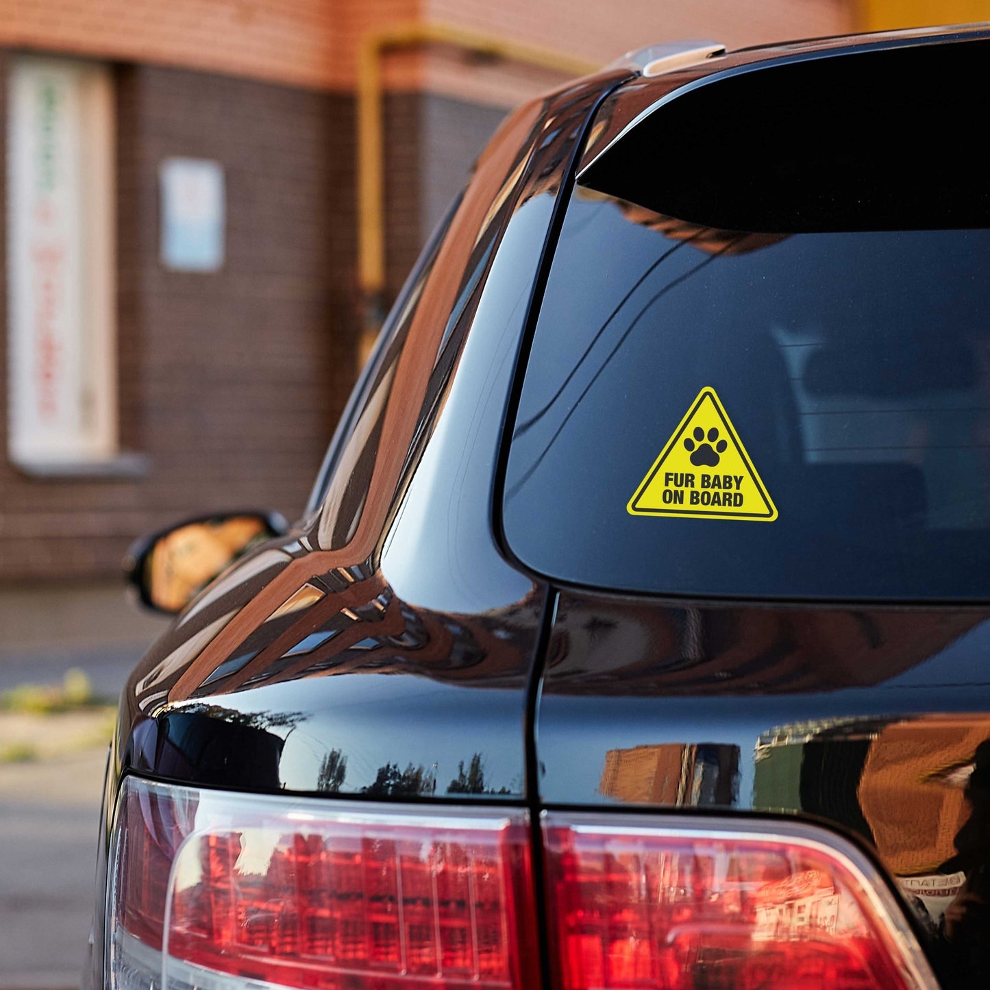 Fur Baby On Board Vehicle Sticker - New Signs