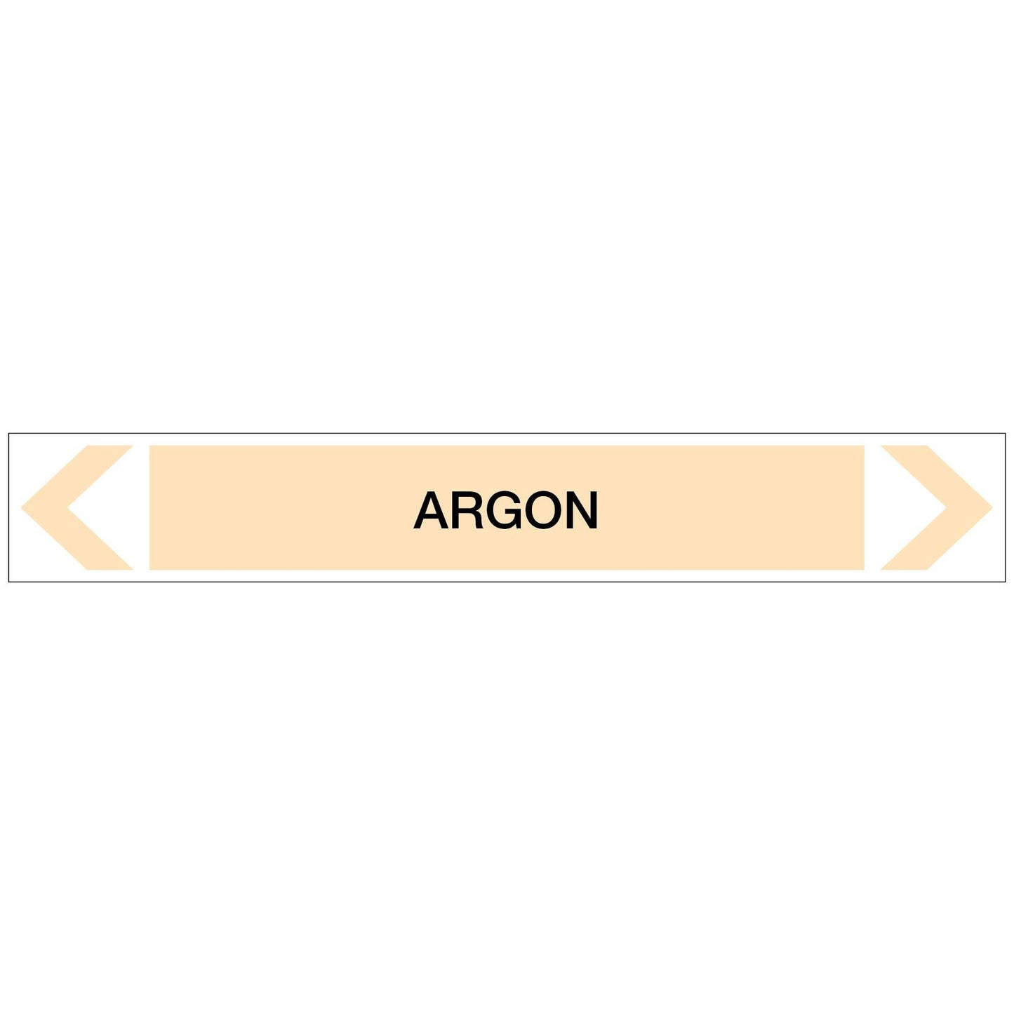 Gases - Argon - Pipe Marker Sticker - New Signs