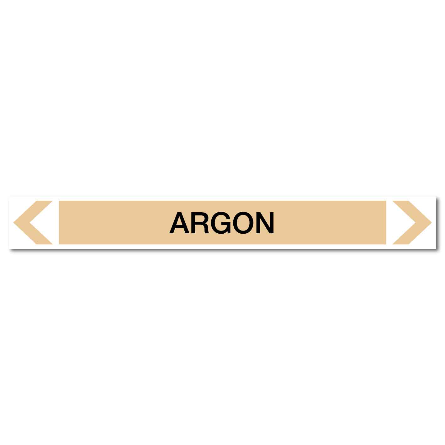 Gases - Argon - Pipe Marker Sticker - New Signs