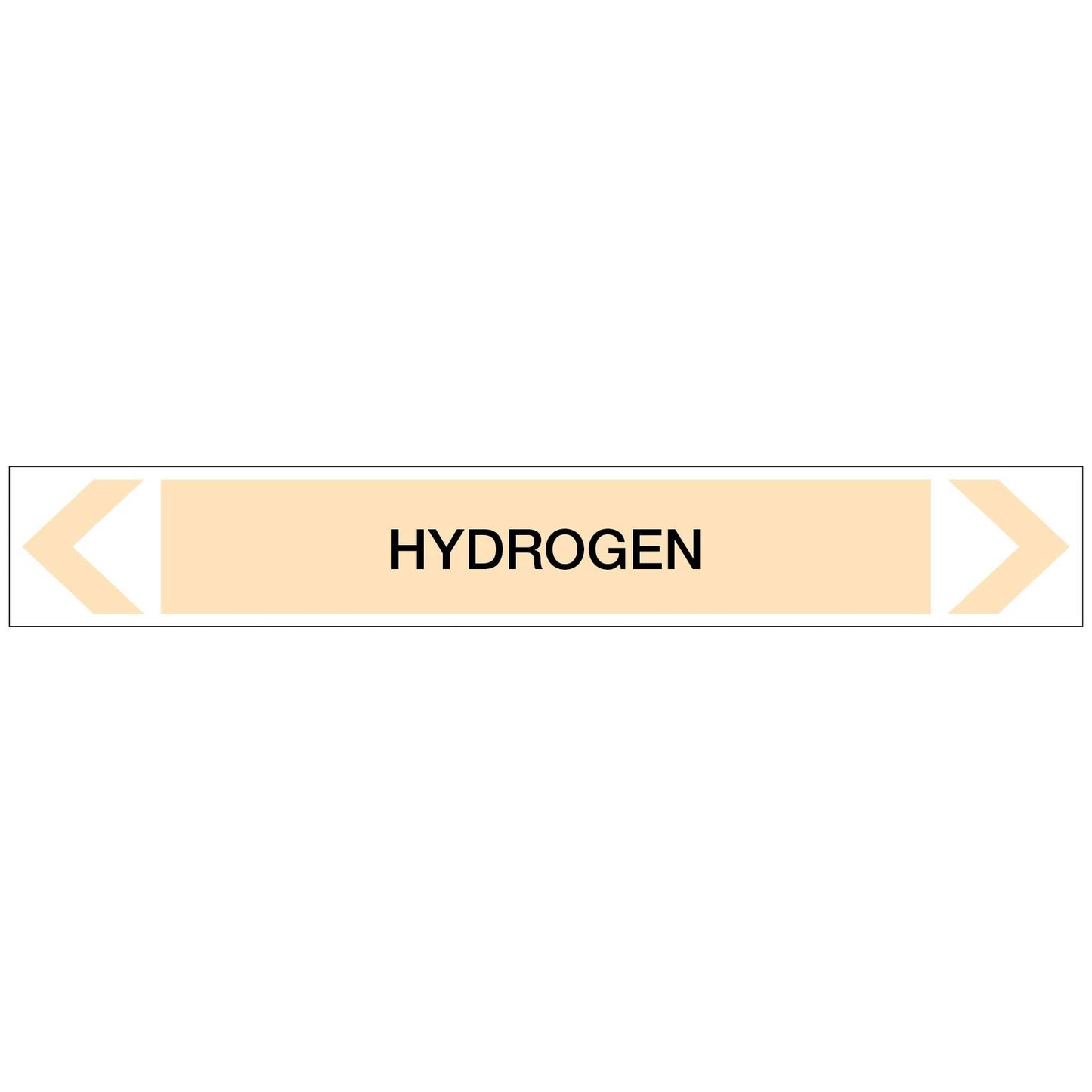 Gases - Hydrogen - Pipe Marker Sticker - New Signs