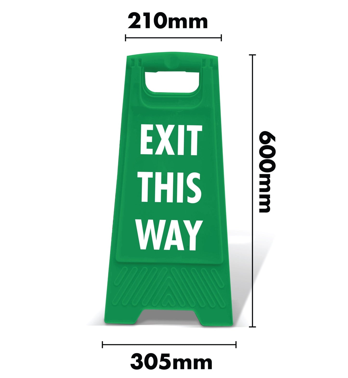 Green A - Frame - Exit This Way - New Signs