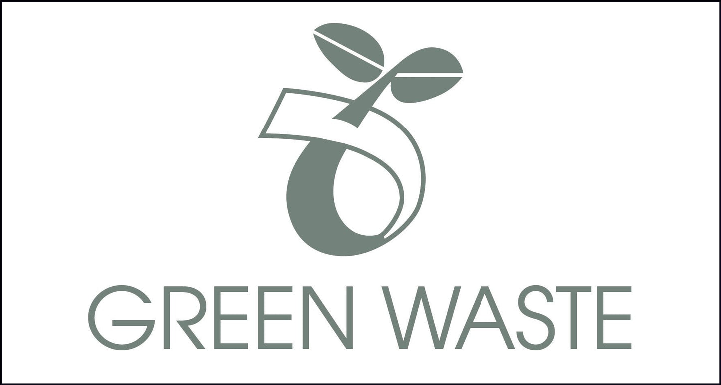 Green Waste Sage Bin Sticker - New Signs