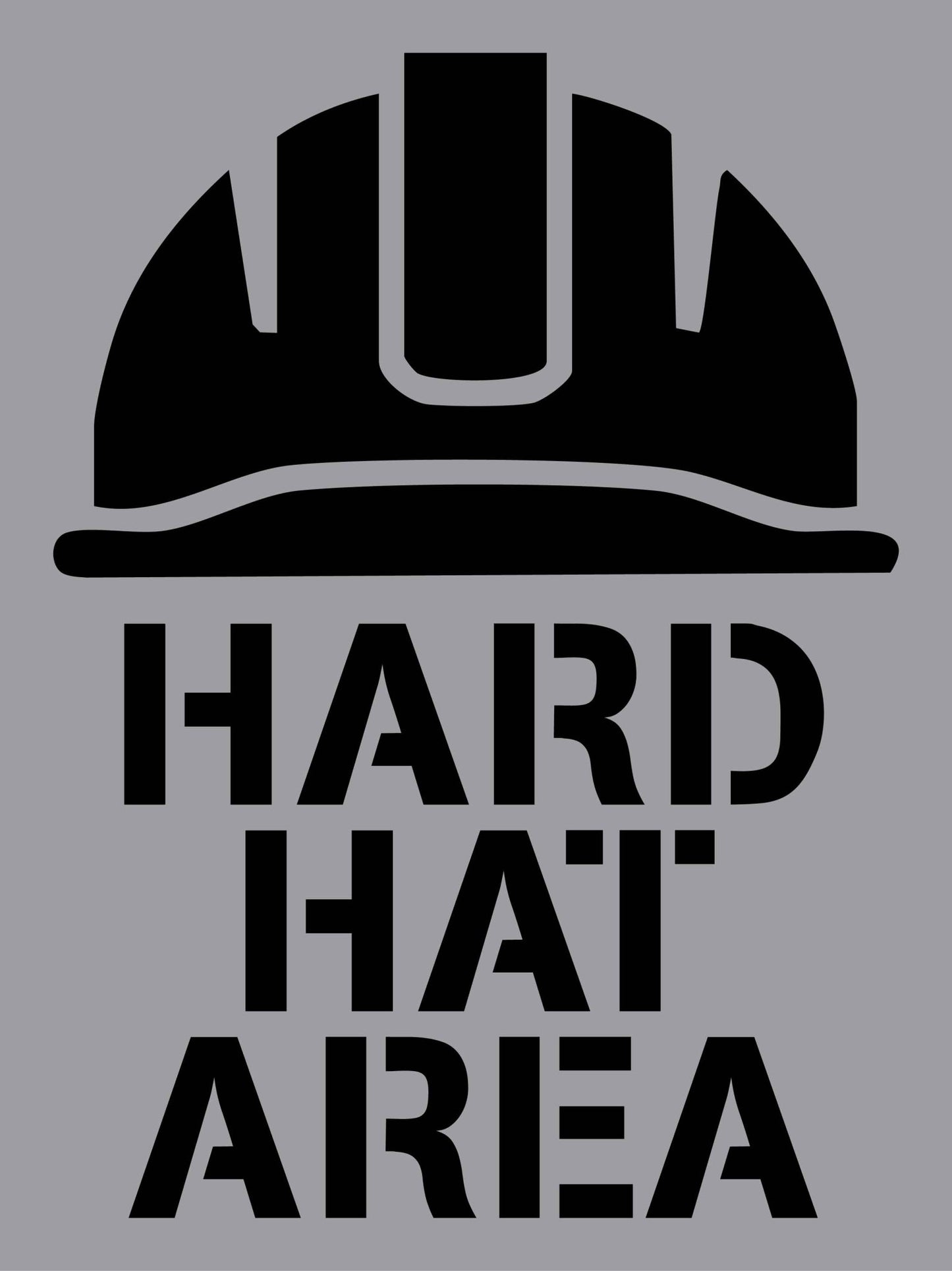 Hard Hat Area - Aluminium Composite Stencil - New Signs