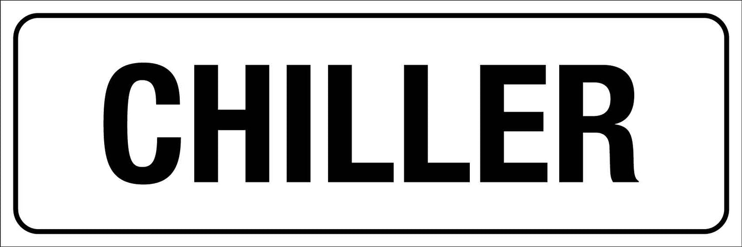 MB Chiller Sign 600mm x 200mm - New Signs