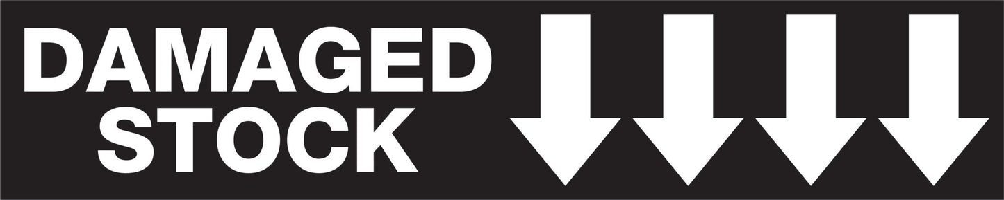 MB Damaged Stock - Arrow Down - 350mm x 70mm - New Signs
