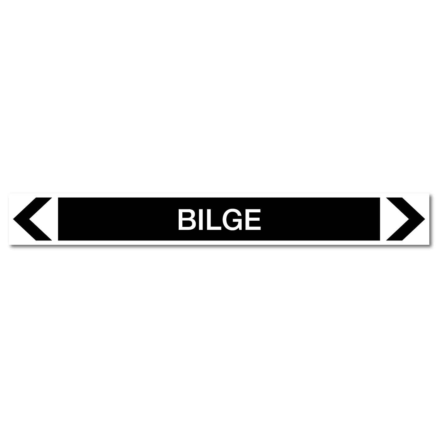 Miscellaneous - Bilge - Pipe Marker Sticker - New Signs