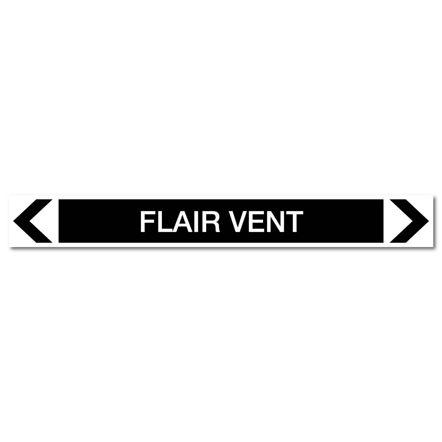 Miscellaneous - Flair Vent - Pipe Marker Sticker - New Signs