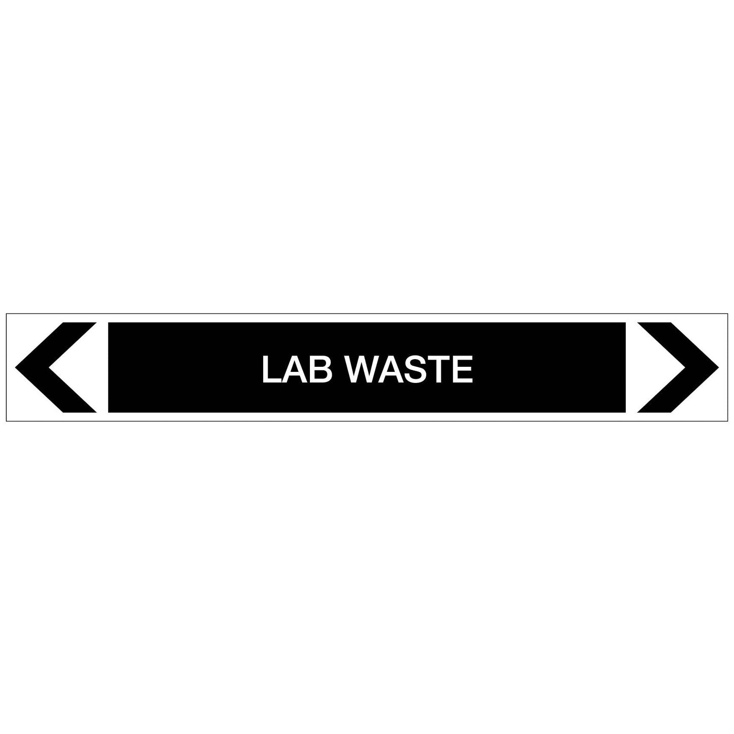 Miscellaneous - Lab Waste - Pipe Marker Sticker - New Signs