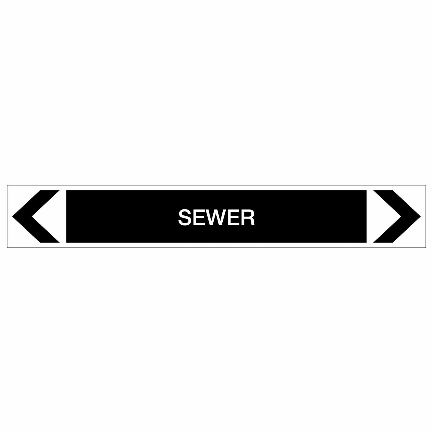 Miscellaneous - Sewer - Pipe Marker Sticker - New Signs