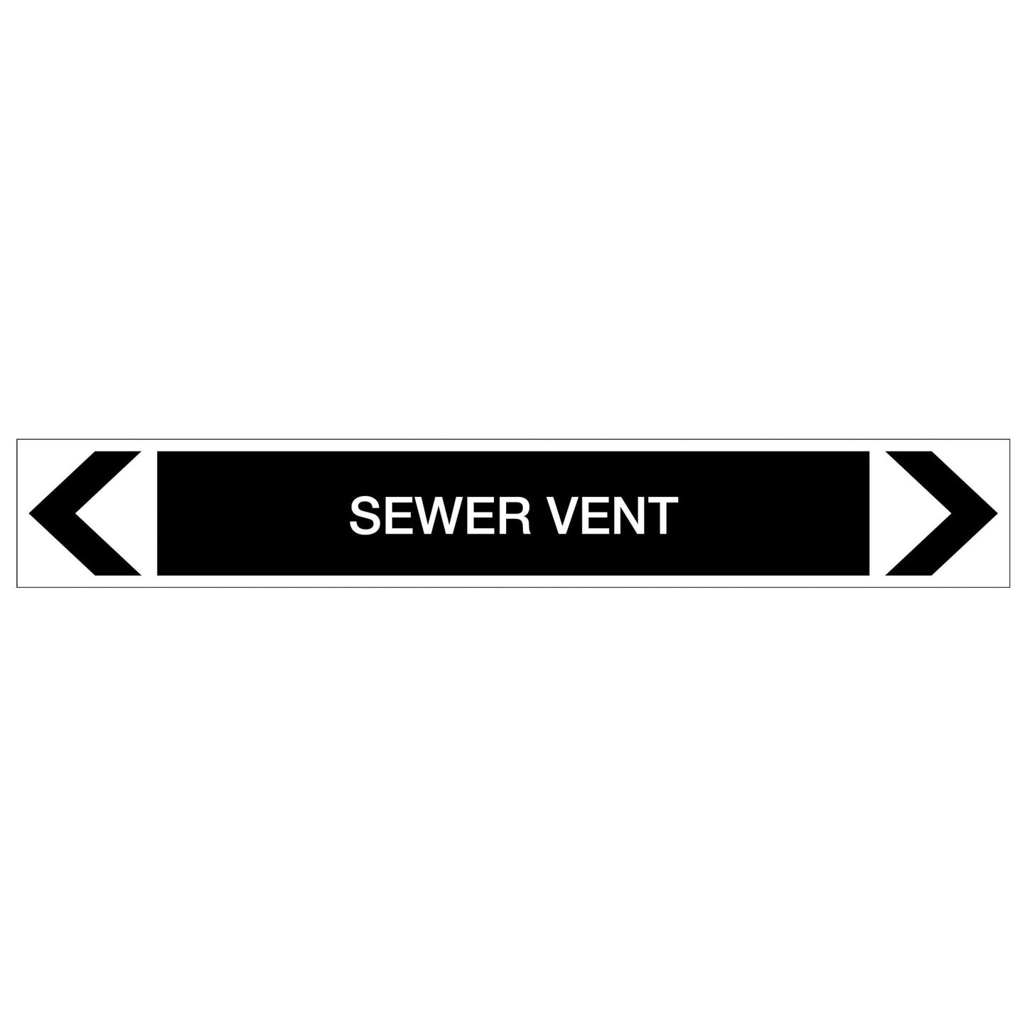 Miscellaneous - Sewer Vent - Pipe Marker Sticker - New Signs