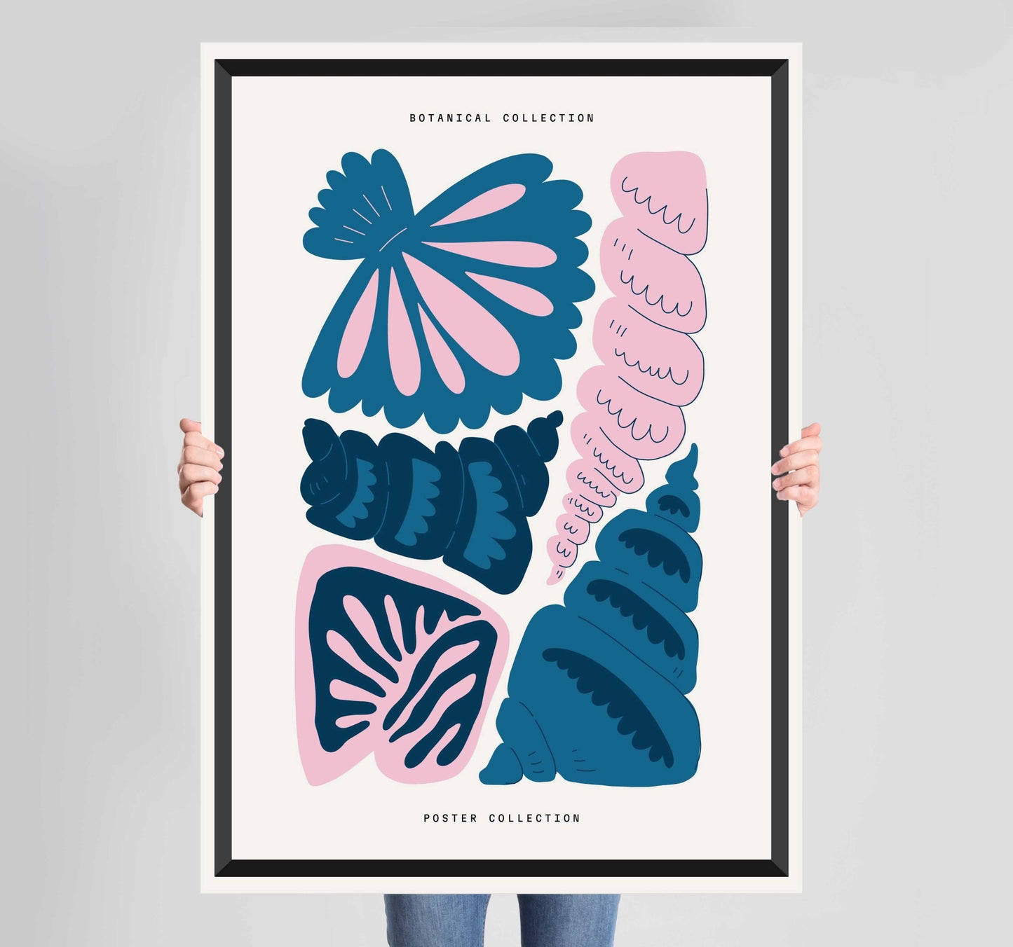 Ocean Creatures Shell Poster Wall Art Prints - New Signs
