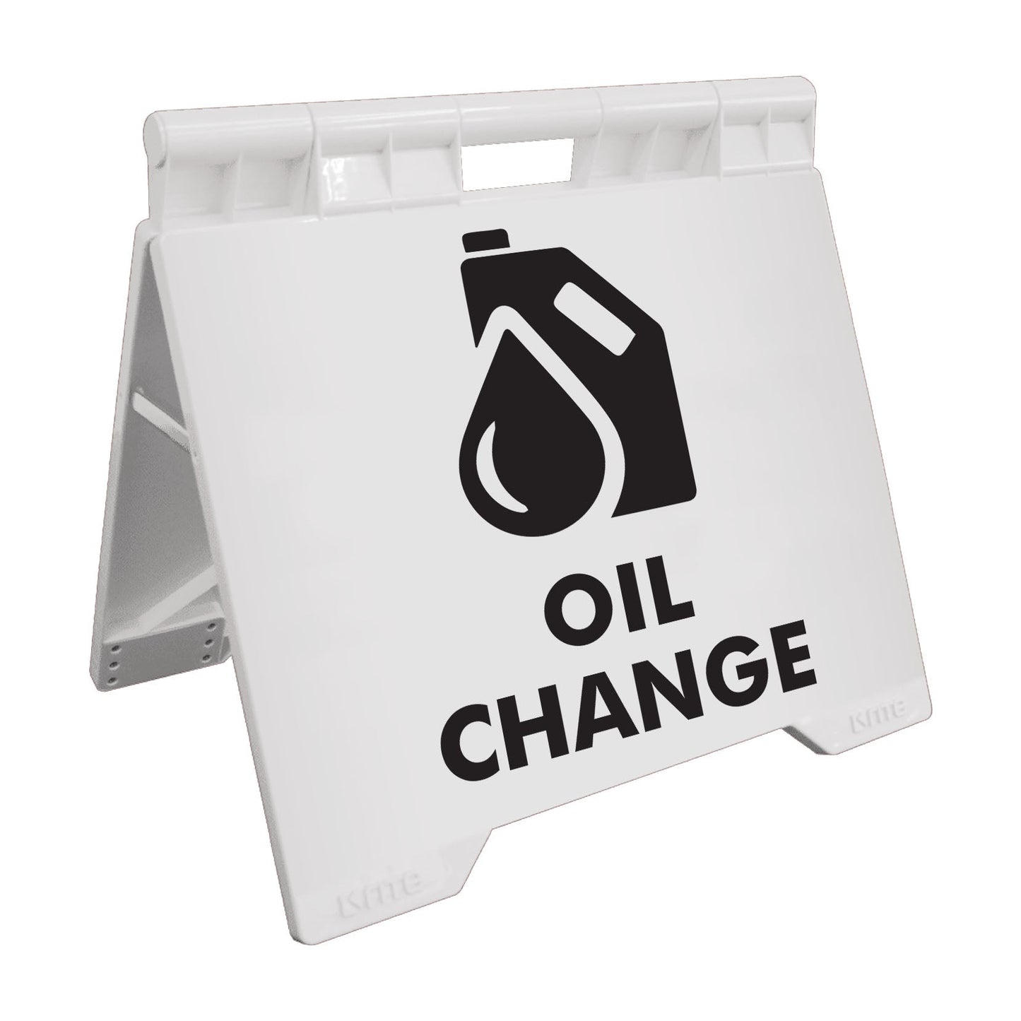 Oil Change - Evarite A - Frame Sign - New Signs