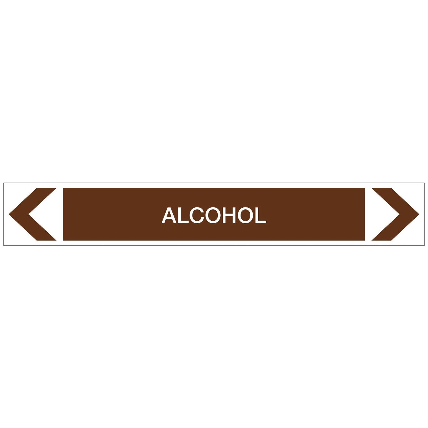 Oils - Alcohol - Pipe Marker Sticker - New Signs