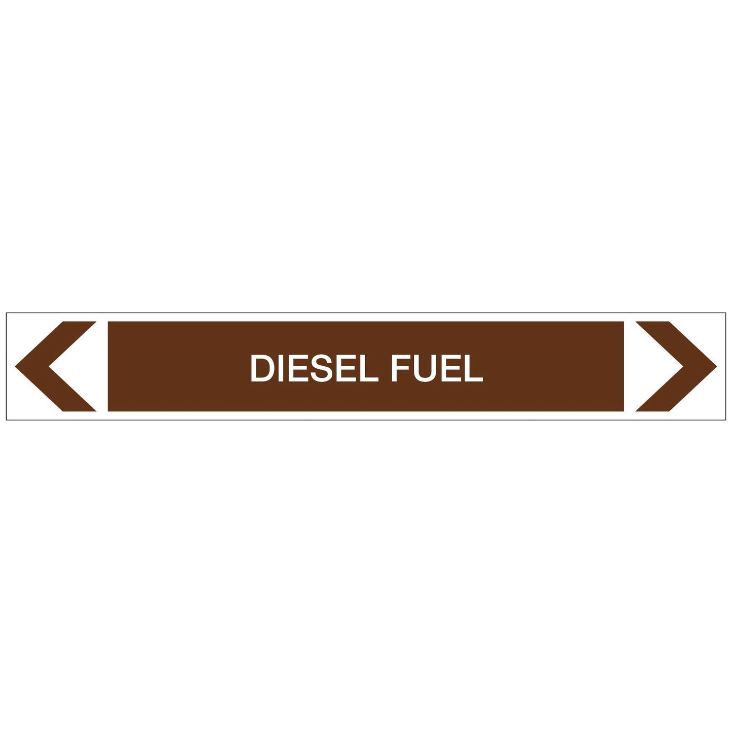 Oils - Diesel Fuel - Pipe Marker Sticker - New Signs