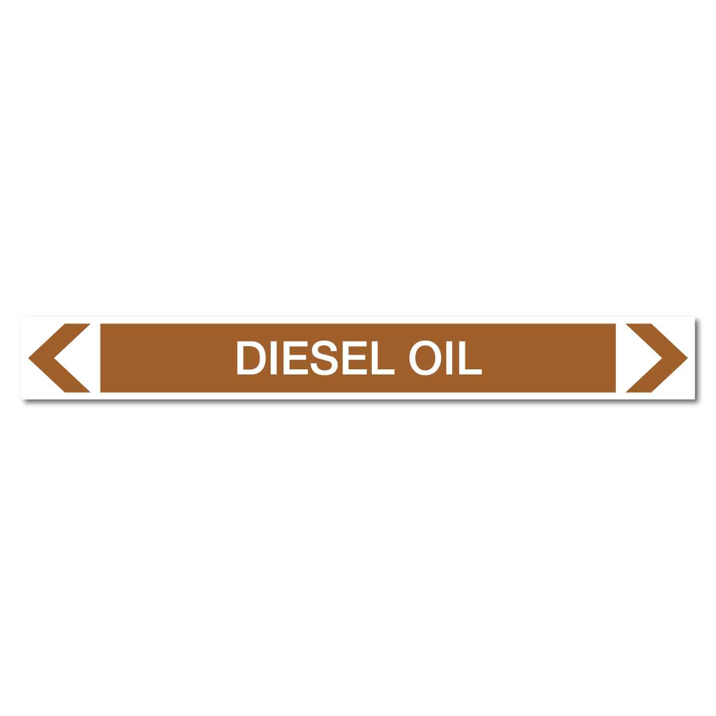 Oils - Diesel Oil - Pipe Marker Sticker - New Signs