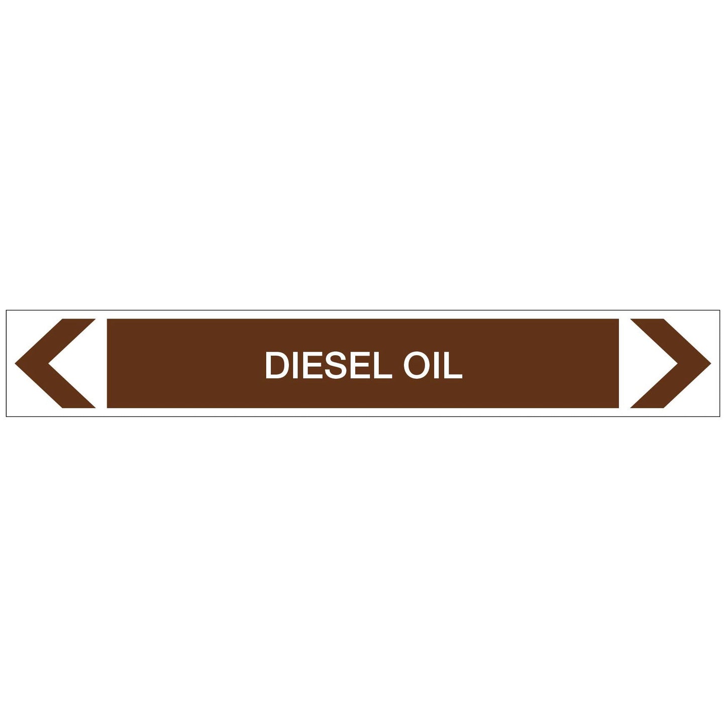 Oils - Diesel Oil - Pipe Marker Sticker - New Signs