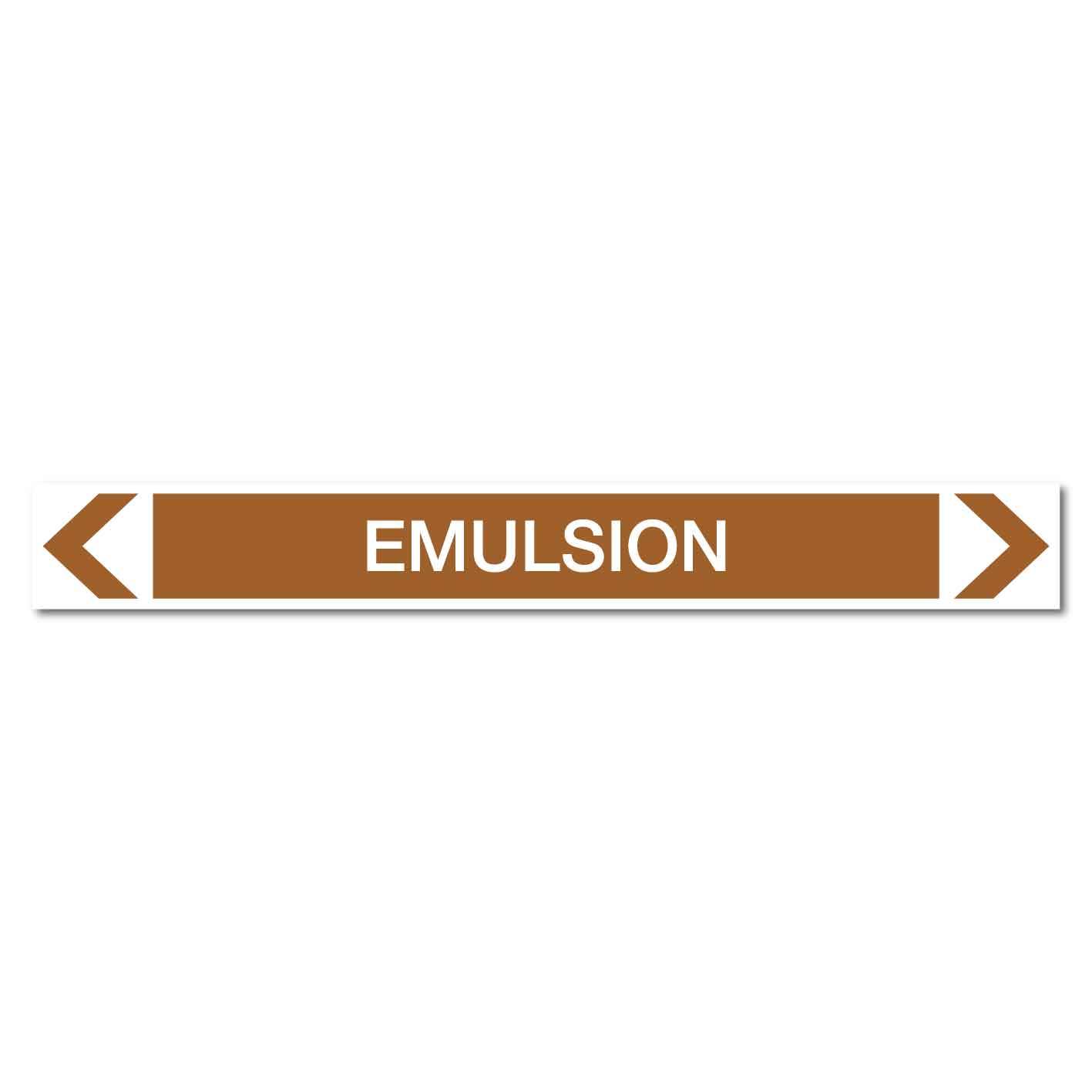 Oils - Emulsion - Pipe Marker Sticker - New Signs