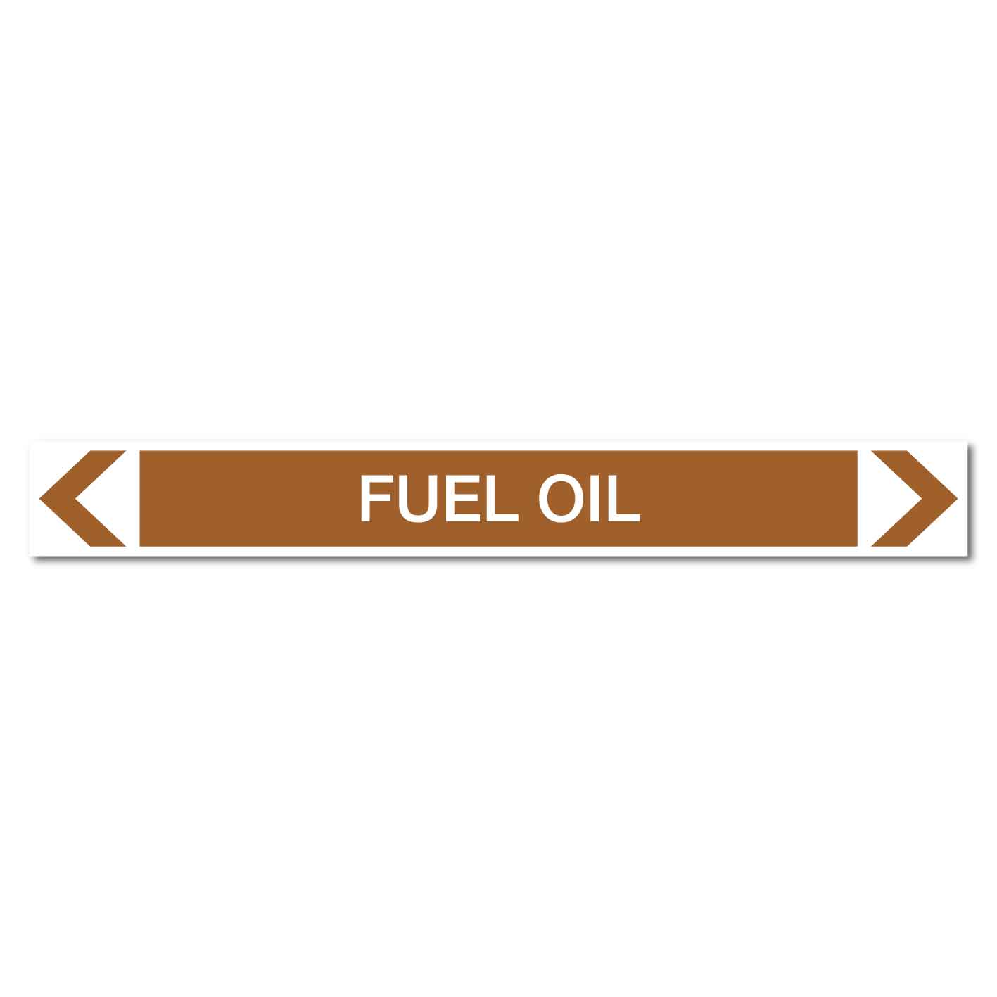 Oils - Fuel Oil - Pipe Marker Sticker - New Signs