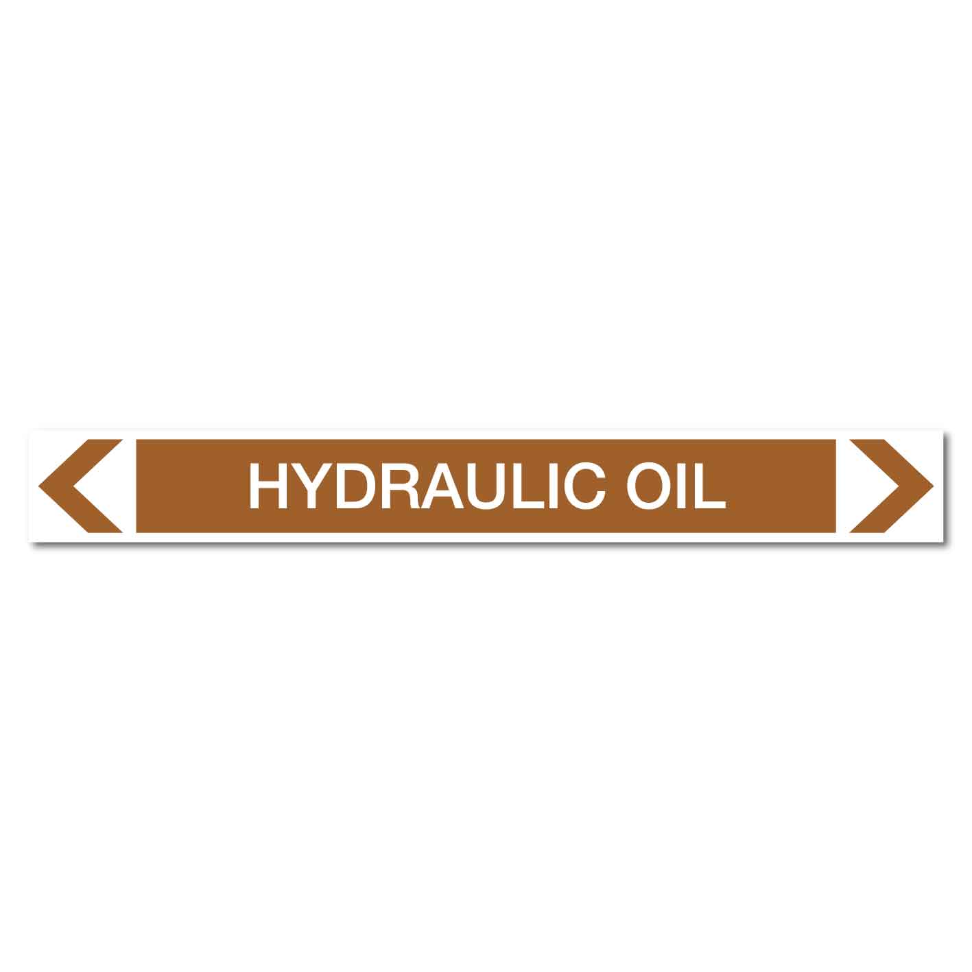 Oils - Hydraulic Oil - Pipe Marker Sticker - New Signs